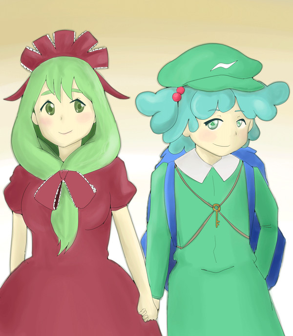 にとりと雛