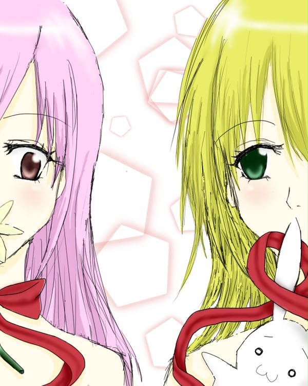 【色塗りver】つい女の子が描きたくなった