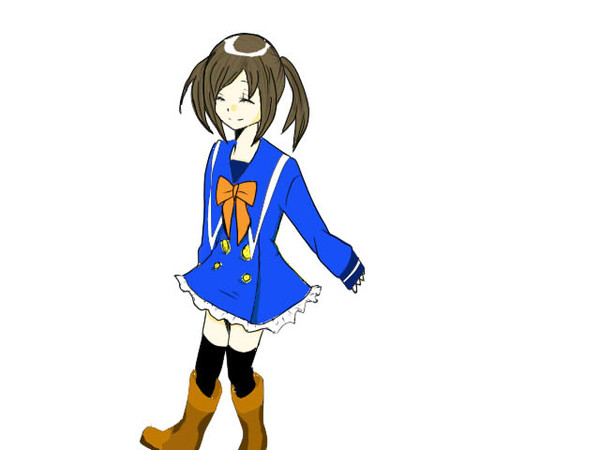 ジーン学園　制服　女子　男子はまたいつか描こうかなあ