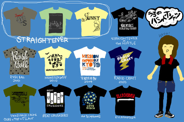 【企画】うちのバンドＴシャツ図鑑