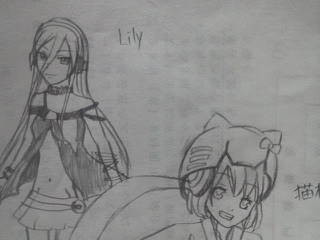 初描き