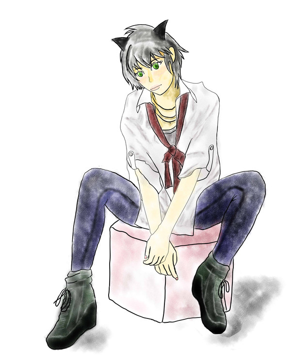 猫耳モデル？