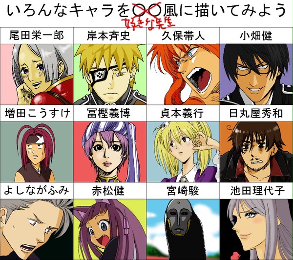 ULキャラを好きな先生風に描いてみよう