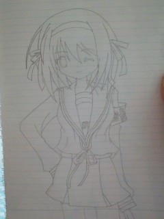 ハルヒ模写