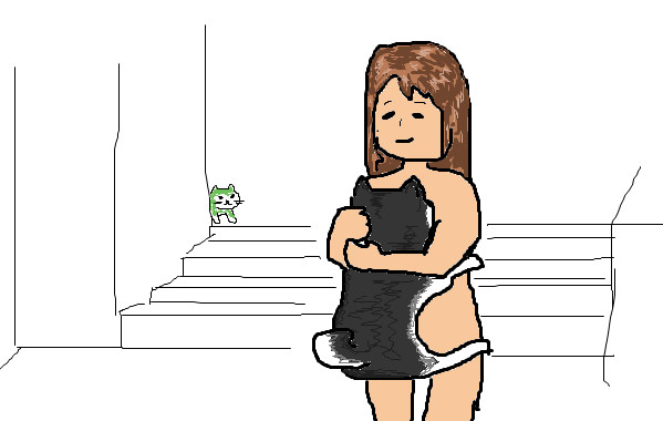 夜の街角にて