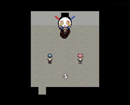 舌がブルーベリーみたいな色をした全裸の巨人