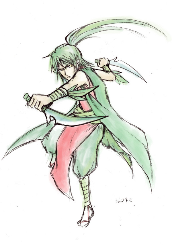 ジュプトルの兄貴（擬人化）