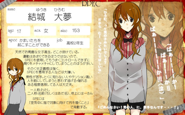 【ピクスペ】結城　大夢【キュア】※3/8ブクマコメ返信