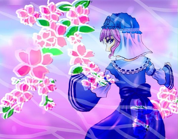 桜と幽々子