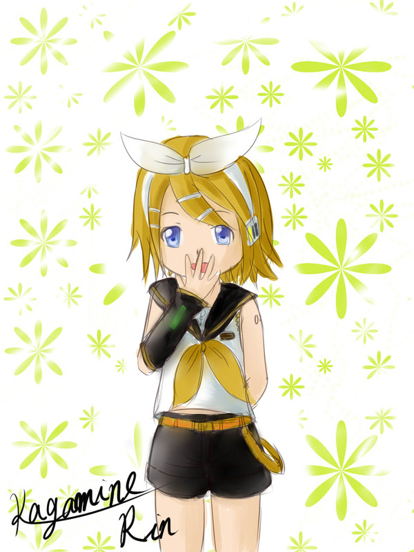 超落書きな鏡音リン