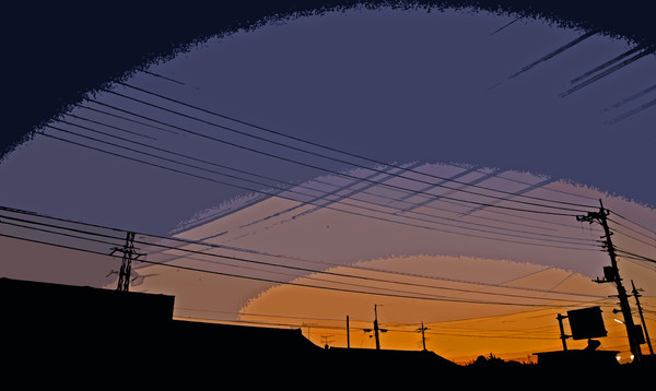 夕暮れ時