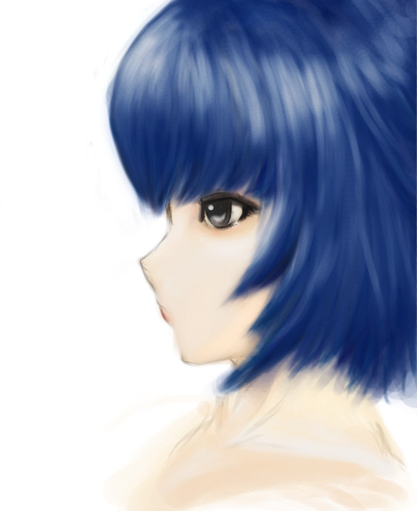 横顔