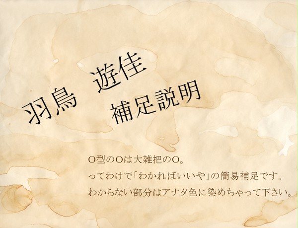 【絵師学】羽鳥　遊佳【補足】