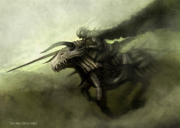 the dust