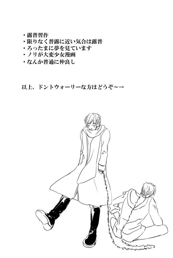 【腐向け】僕の好きな人を紹介します。【露普】