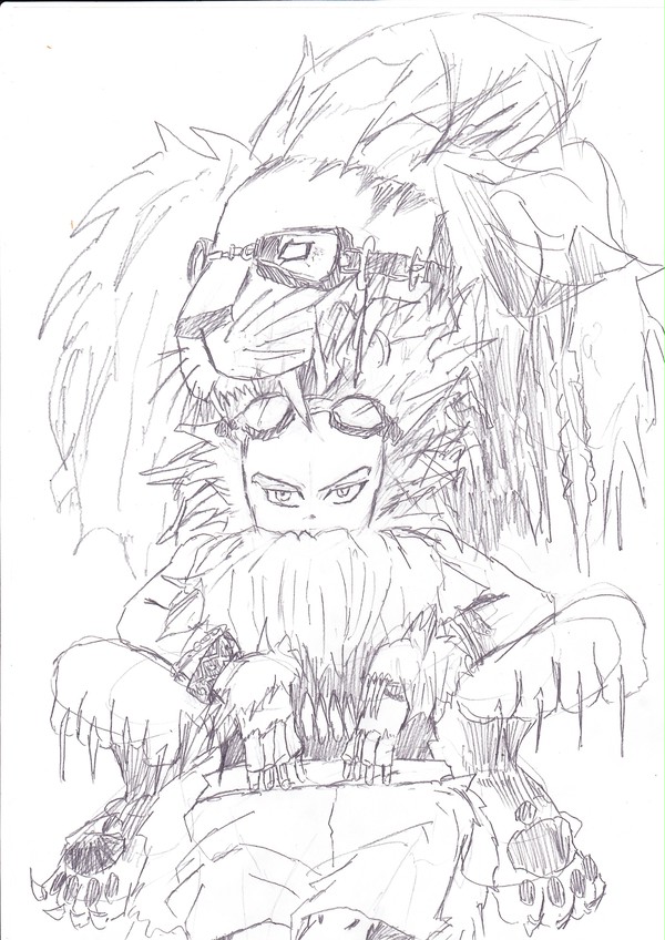 逢魔ヶ刻動物園のシシド君を描いてみました