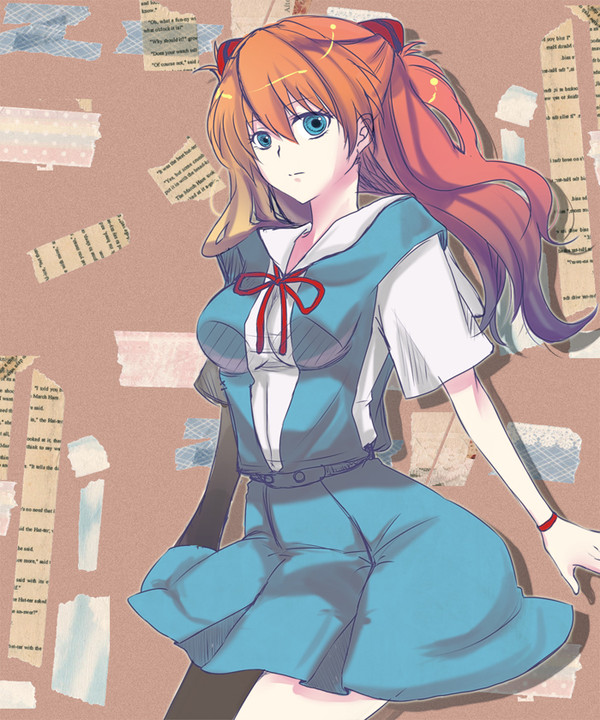 落書き式波さん