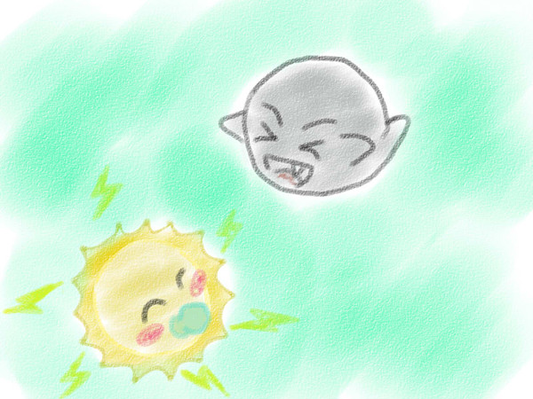 いない、いない…ばぁ～！！