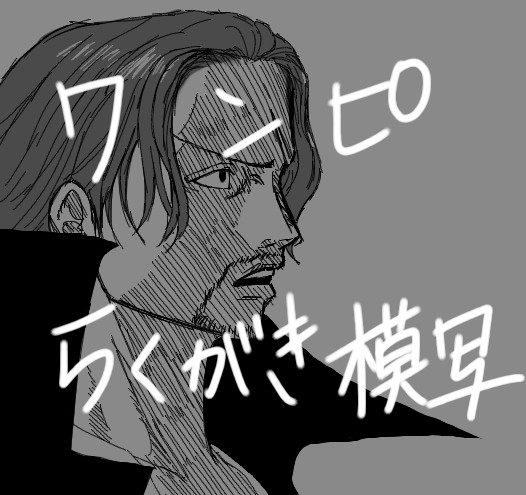 ワンピ 落書き模写