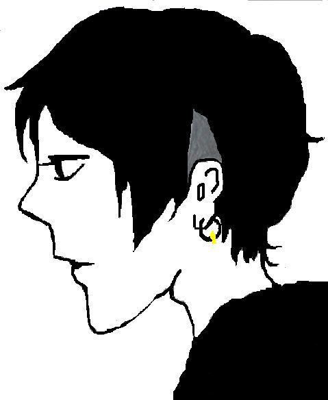 男の子の横顔