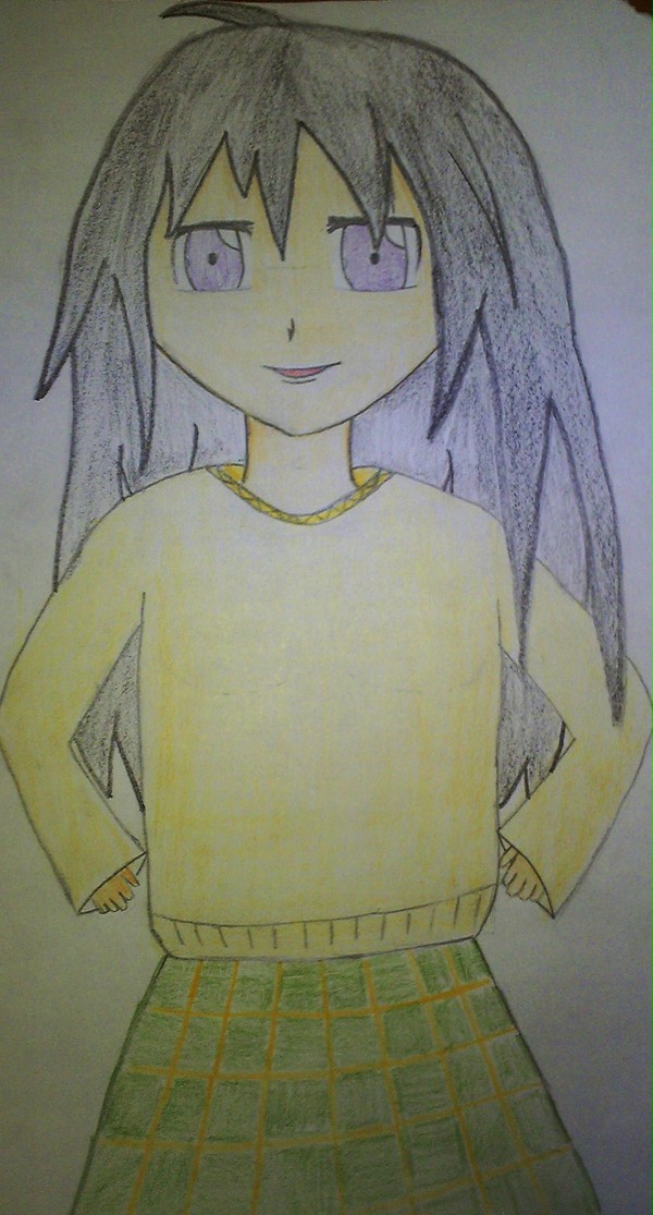 友人のオリジナルキャラを描いてみた。