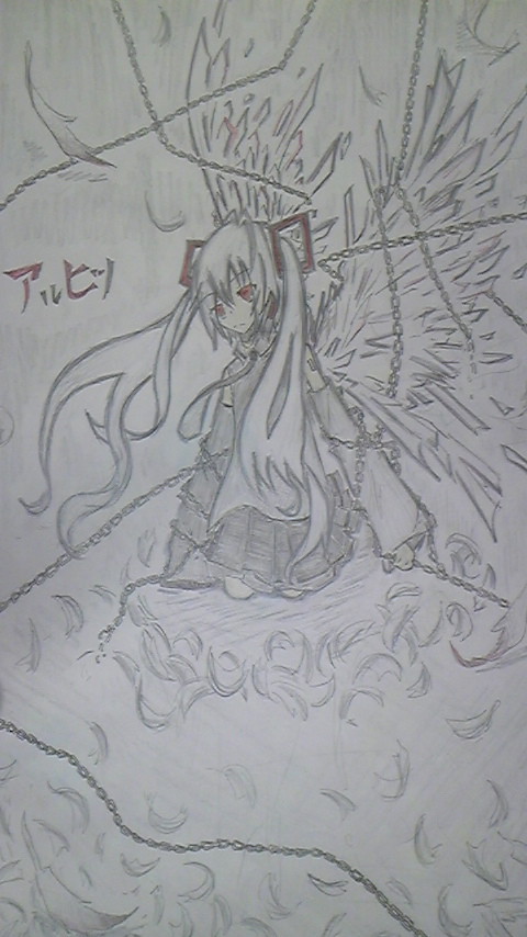 初音ミク　アルビノ