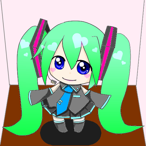 初音ミク　塗ってみた。