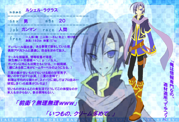【TOWps】ルシェル・ラグラス【~3/14ブクマコメ返信】