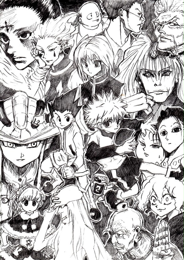 HUNTER×HUNTERらくがき