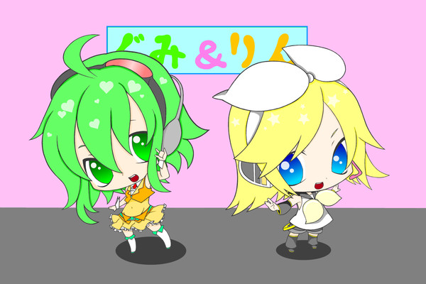 ぐみちゃん＆りんちゃん　塗ってみた。