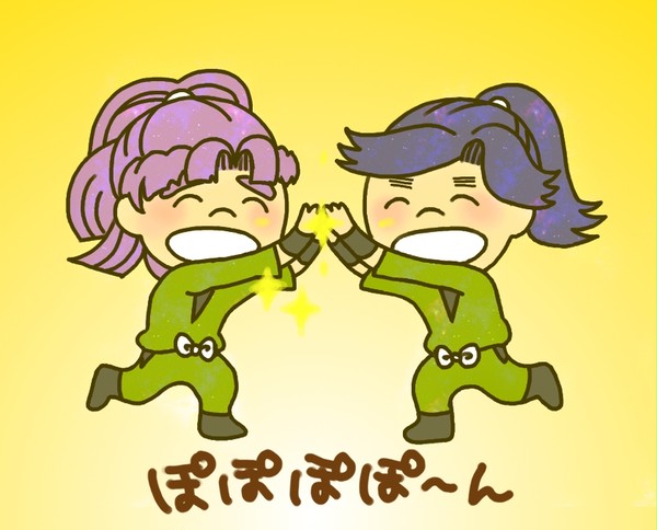 ３はでぽぽぽぽ～ん