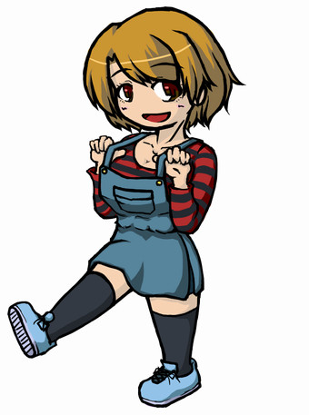 オーバーオールかよちん