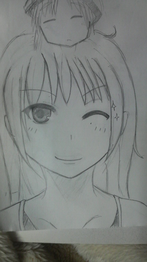 シャーペン書き