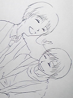 【APH】くるんが絡まって喧嘩して