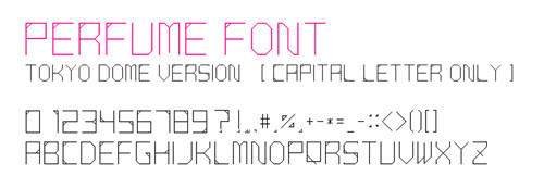 Perfume Font 1