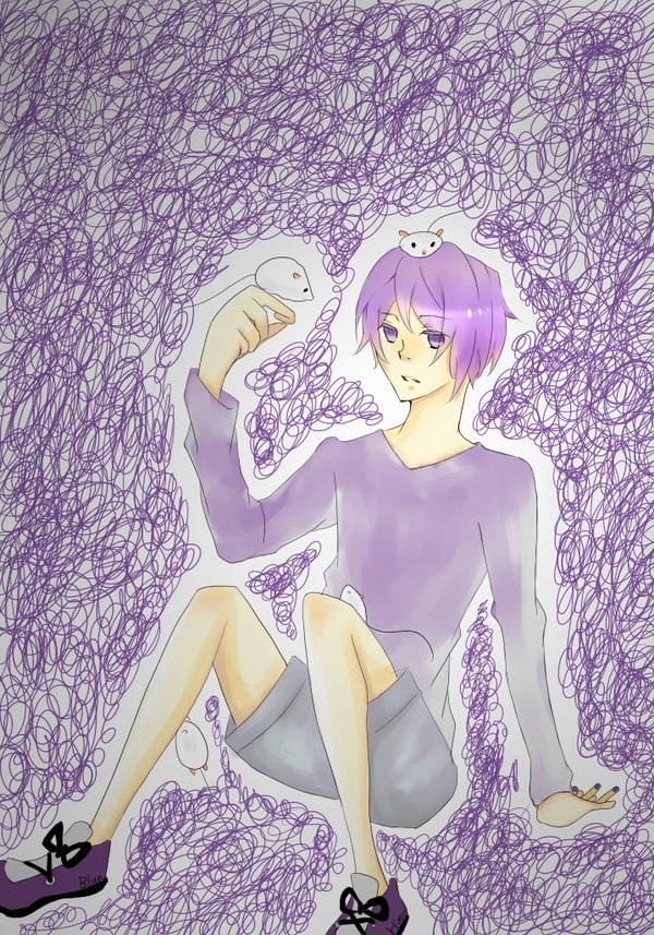 青鬼擬人化