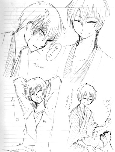 ギンとギン乱の落書き