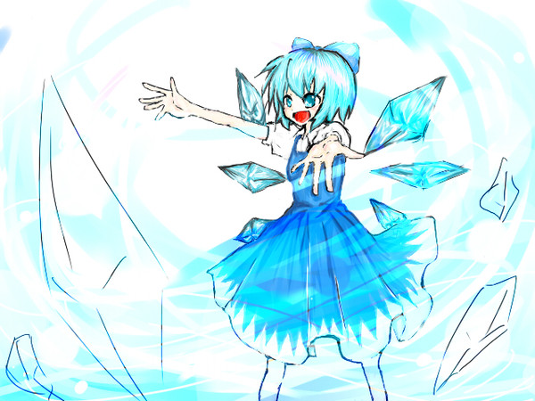 チルノ　初ペンタブ画