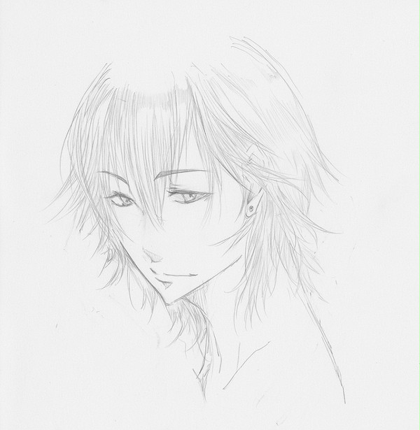 【ラフ画】男の人って難しい