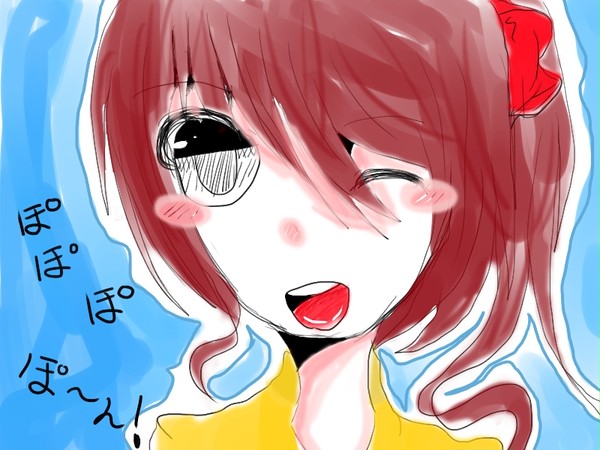 例の女の子。