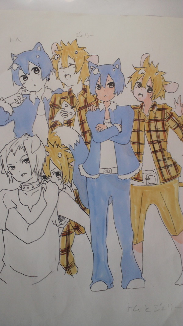 トムとジェリー　擬人化