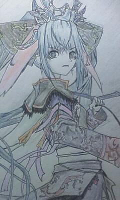 百均落書き・董白