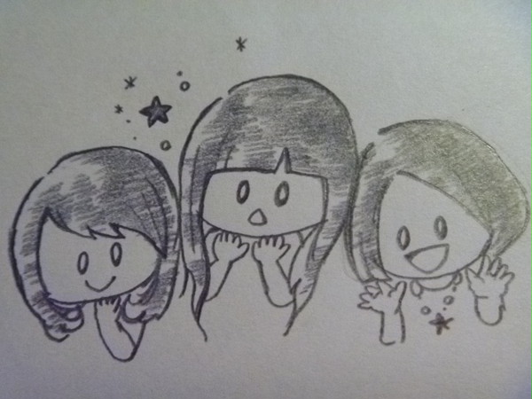 手描きのPerfume