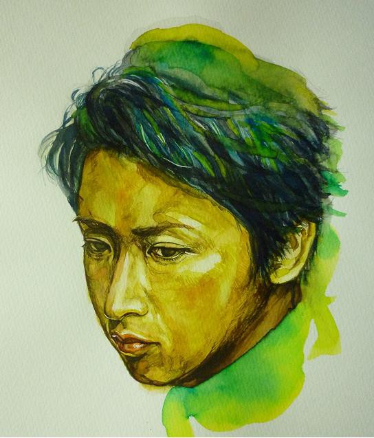 青落描