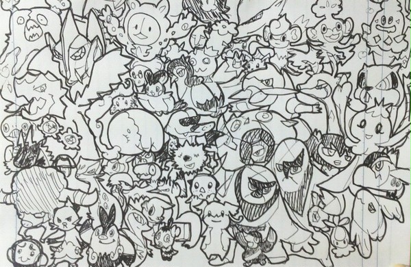 ポケモンらくがき