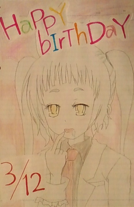 送れました!!HAPPY BIRTHDAY!!!