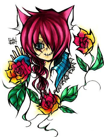 ３年以上前に描いたオリジナルイラスト