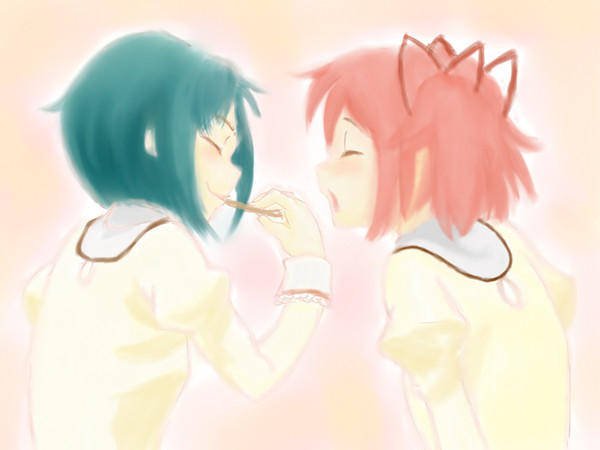 「さやかちゃん、あ～ん♪」