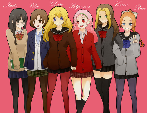 ﾐﾈﾗﾙﾀｳﾝの女子高生たち
