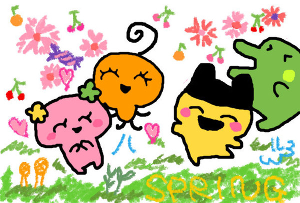 お花見だっち